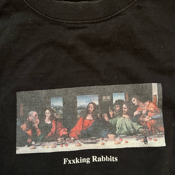 Fxxking Rabbit No Smoking tee - Picture 2 of 8